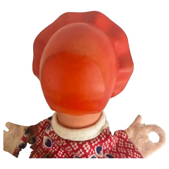 Vintage Mr Rogers Red Riding Hood Hand Puppet Doll Toy Punch & Judy Made Germany - Picture 4 of 6